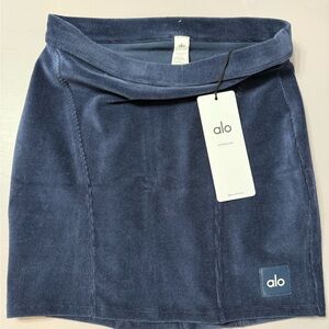 NWT ALO Yoga Blue Mini Skirt